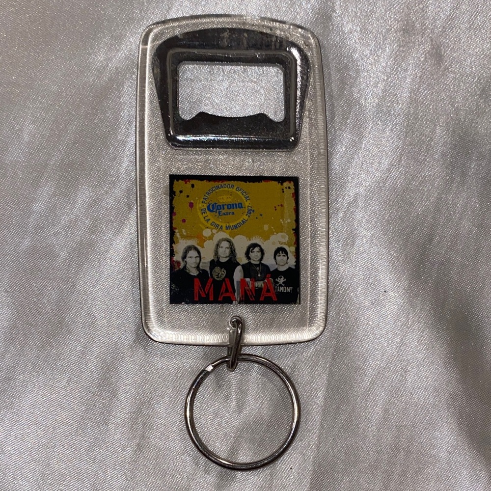 Corona Mana Silver Keychain Opener